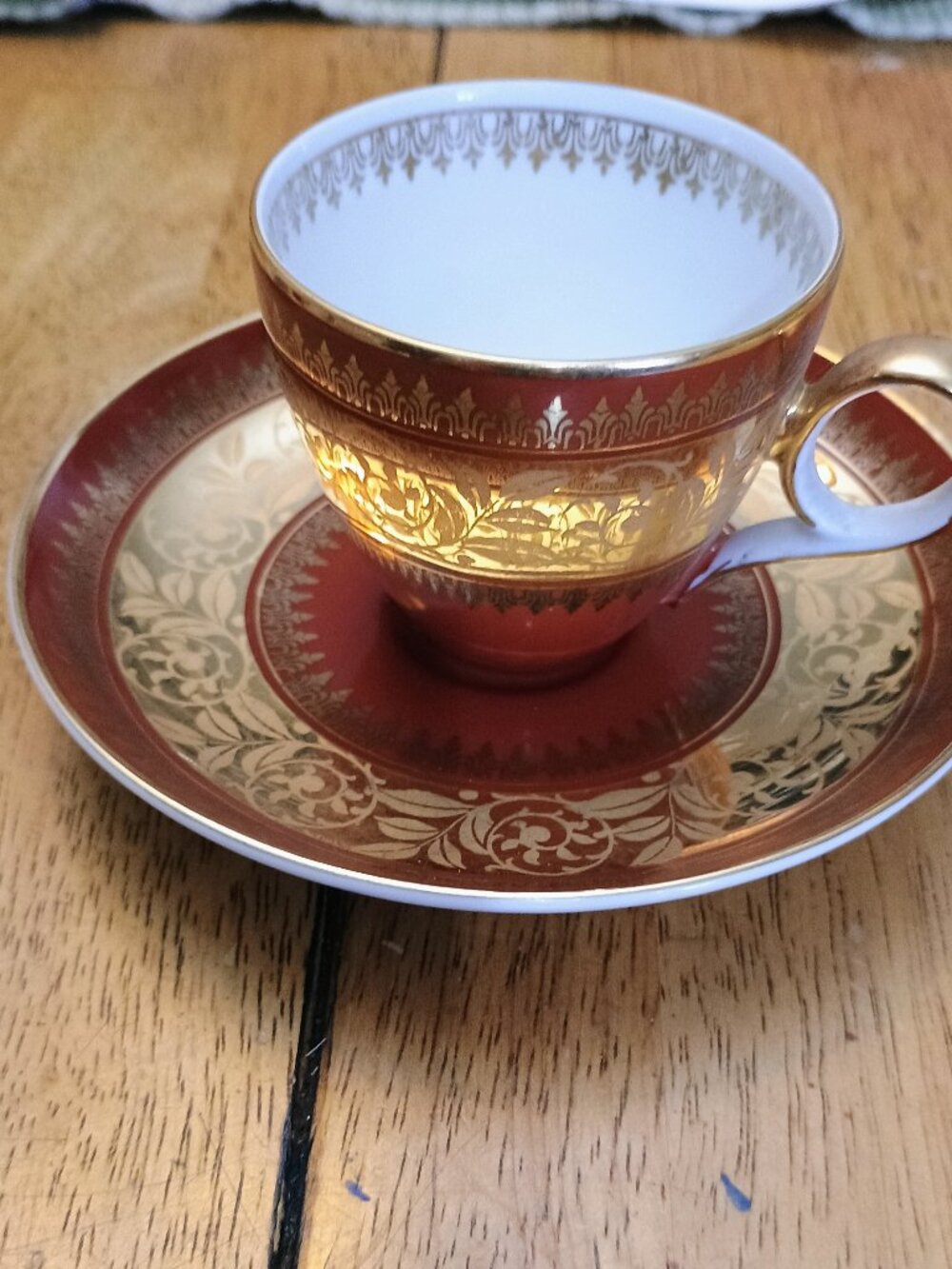 Demitasse and saucer